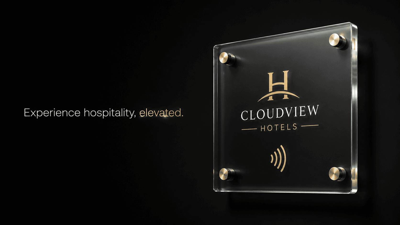 CloudView luxury NFC signage